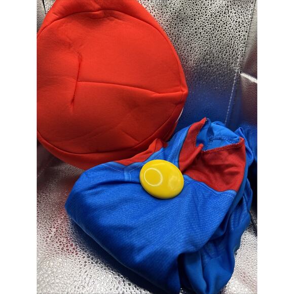 Super Mario Bros kid Costume Halloween Medium (7-8)Cosplay Disguise Nintendo - Picture 2 of 4